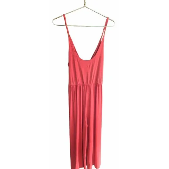 Charlotte Russe Large Womens Jumpsuit Wide Leg Plunge V-Neck NEW - Picture 5 of 8